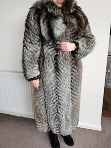 silver fox coat value