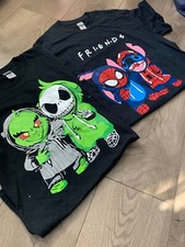 JACK N GRINCH t-shirt family matching black unisex size all family BLCK HOODIES