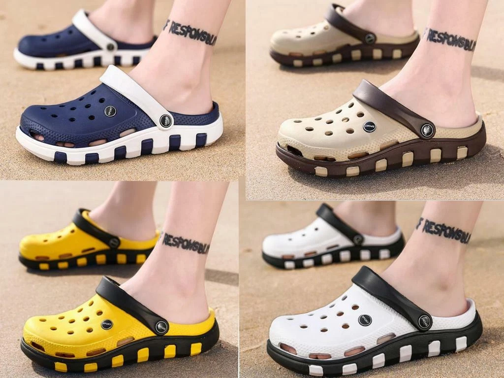 Slip on croc best sale shoes