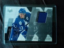 2000 Upper Deck Mats Sundin Game Used Jersey Card