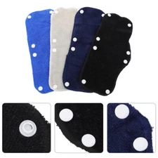 4PCS Sweatbands Men Hats Security for Sweatband Comfortable Washable Button