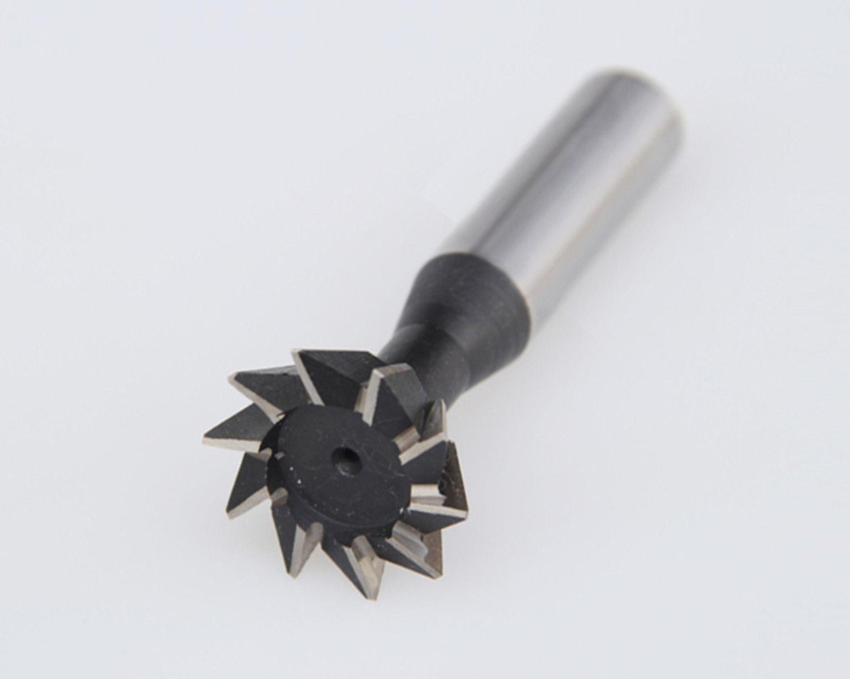 Metal Cutting Tools HSS Dovetail Milling Cutter - 45/55/60 Degree Angles, 10-60mm Cutting Range For CNC Metal Working HSS Dovetail Milling Cutter 45 Degree Metal Working