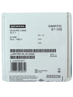 6ES7953-8LJ31-0AA0 1PC New Sealed SIEMENS S7-300 MMC Card 6ES7 953-8LJ31-0AA0