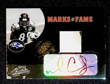 2005 Playoff Absolute Memorabilia Materials Prime /25 Mark Clayton #MF-22 Auto
