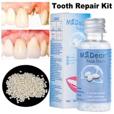 Temporary Tooth Repair Kit Temp Dental Repair Replace Missing Teeth DIY Moldable