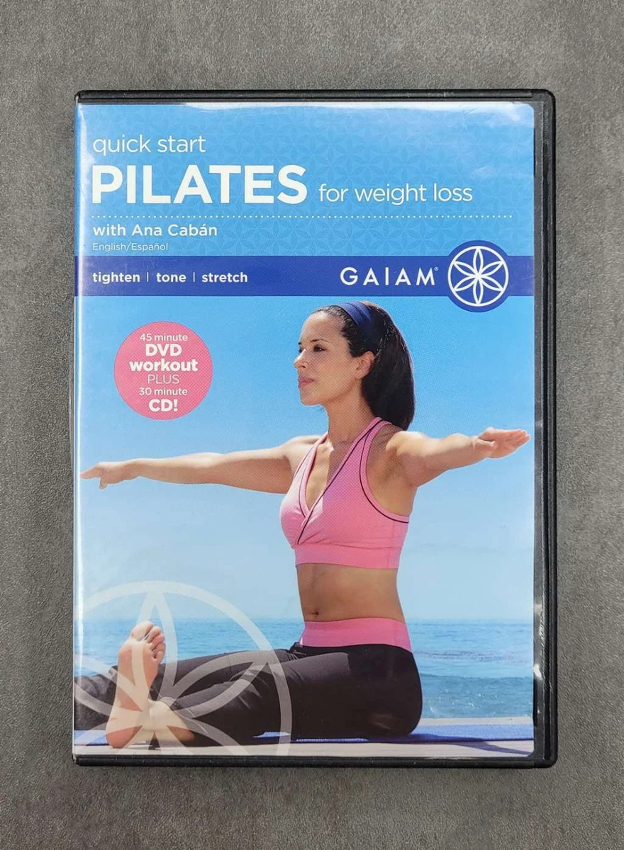 Quick Start Pilates for Weight Loss DVD Ana Cab n Michael