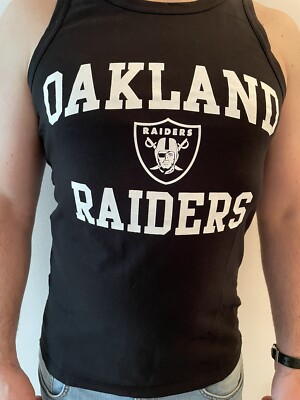 oakland raiders NFL Tank Top Schwarz Gr. M Neu