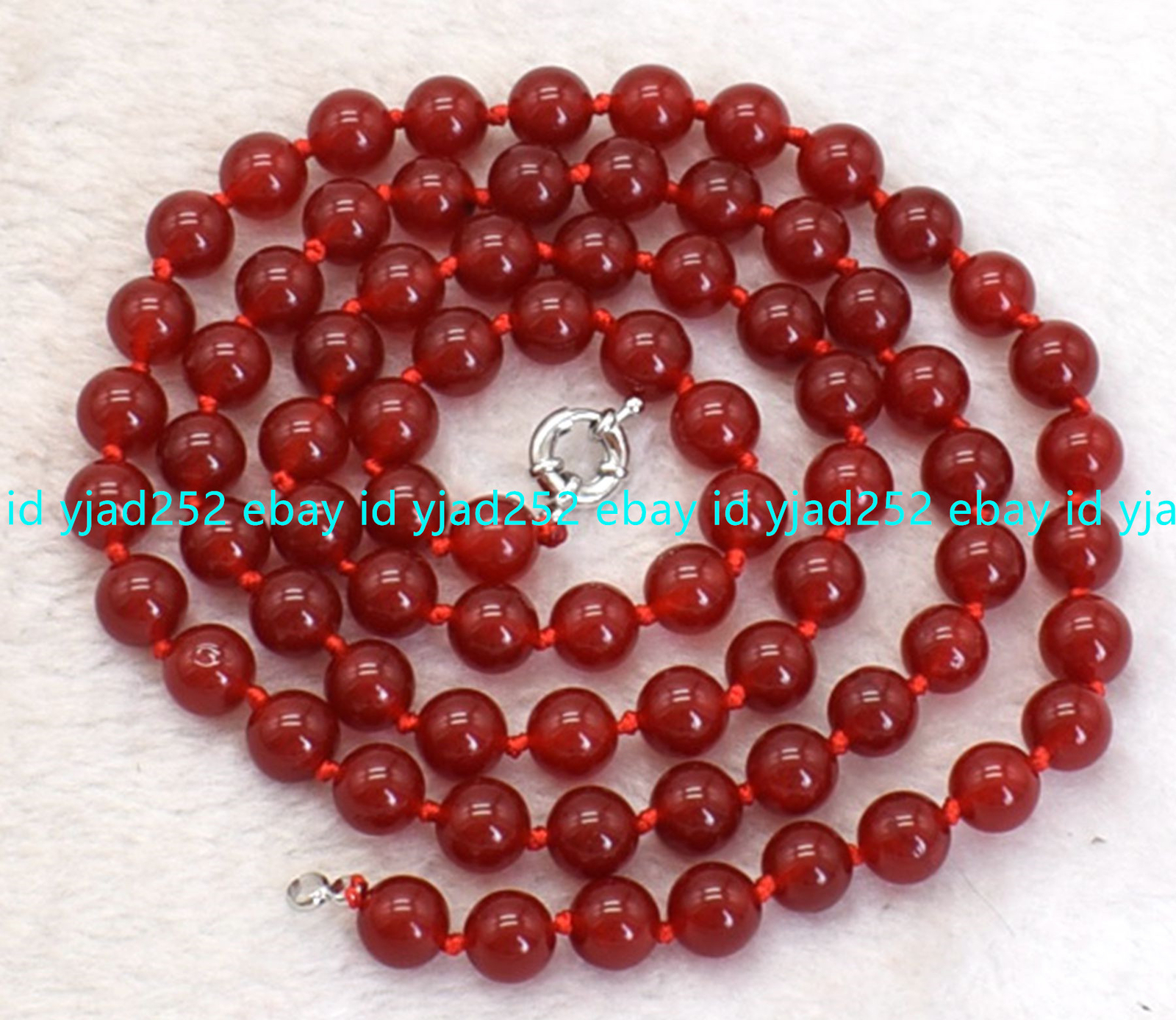 Nonmagnetic Hematite Stone Beads Rosary 8mm Black Catholic Necklace