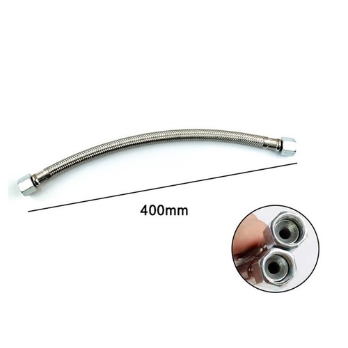 400mm Air Compressor Intake Tube Air Pump Check Valve Stainless Steel Hose New - Picture 7 of 50