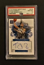 2019 Panini Impeccable IST-KGN Kevin Garnett #19/25 PSA 10 GEM Mint