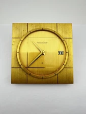 Jaeger LeCoultre Stylish Mechanical Manual Winding Dates Desk Watch