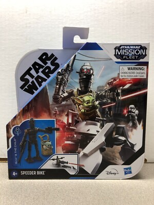 Star Wars Mission Fleet Speeder Bike w/ The Child IG-11 F1645