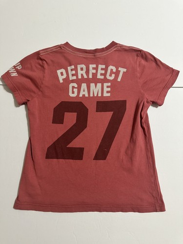 Williams And Sons The NO NO Perfect Game 27 Up 27 Down Boy’s Size Medium Shirt - Picture 7 of 8