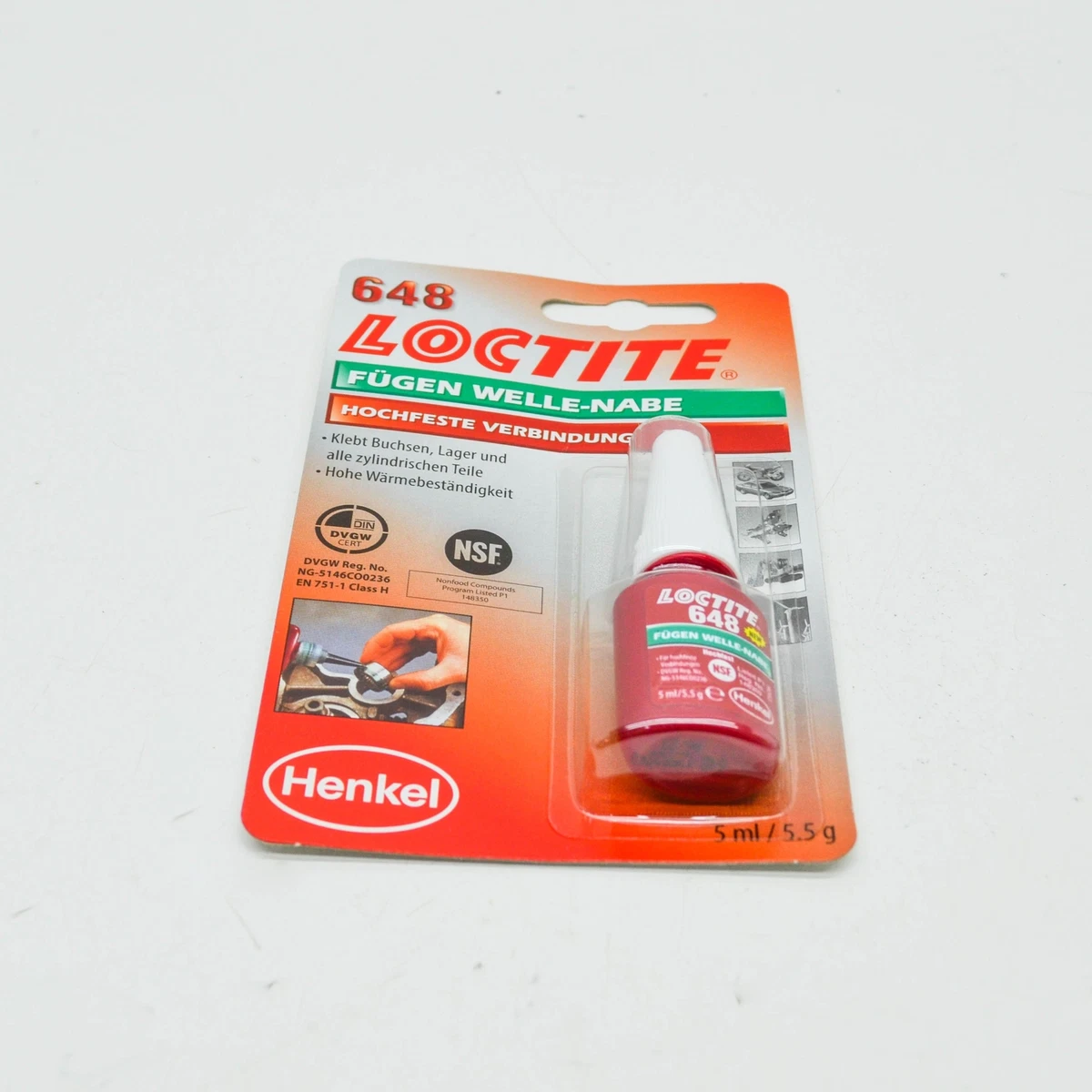 NEW BMW M3 F80 ADHESIVE LOCTITE 648 5ML 9067732 07589067732  