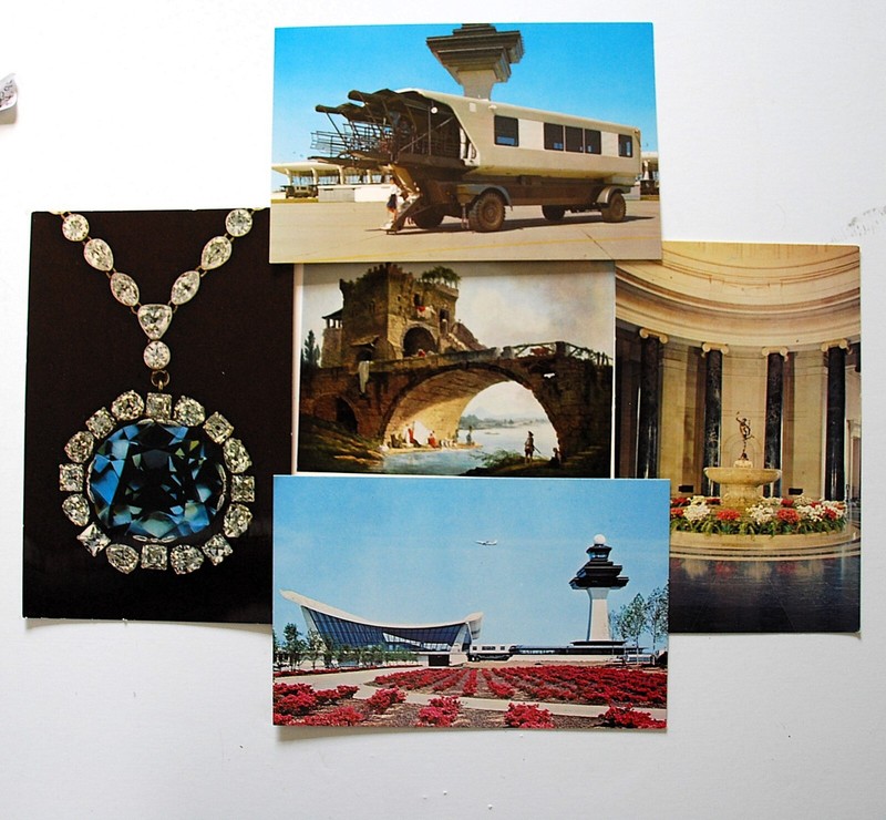 Washington DC Postcards National Gallery Art Dulles Hope Diamond Smithsonian