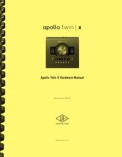 Universal Audio APOLLO TWIN X Hardware OWNER'S MANUAL 