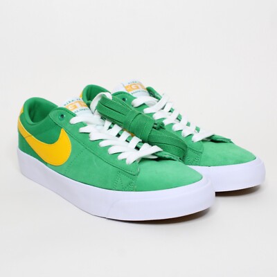 Nike Zoom Blazer Pro GT SB Low Lucky Green Gold DC7695-300 Men's Size 8.5 New