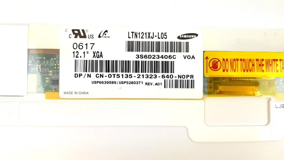 Portátil Samsung 12.1" 1024x768 XGA 20 pines pantalla LCD mate LTN121XJ-L05 Foto 3 de 3