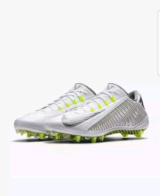 Nike Vapor Carbon Elite 2014 TD White Silver 631425-101 sz Nike Vapor Carbon Elite 2014 TD White Silver 631425-101 sz