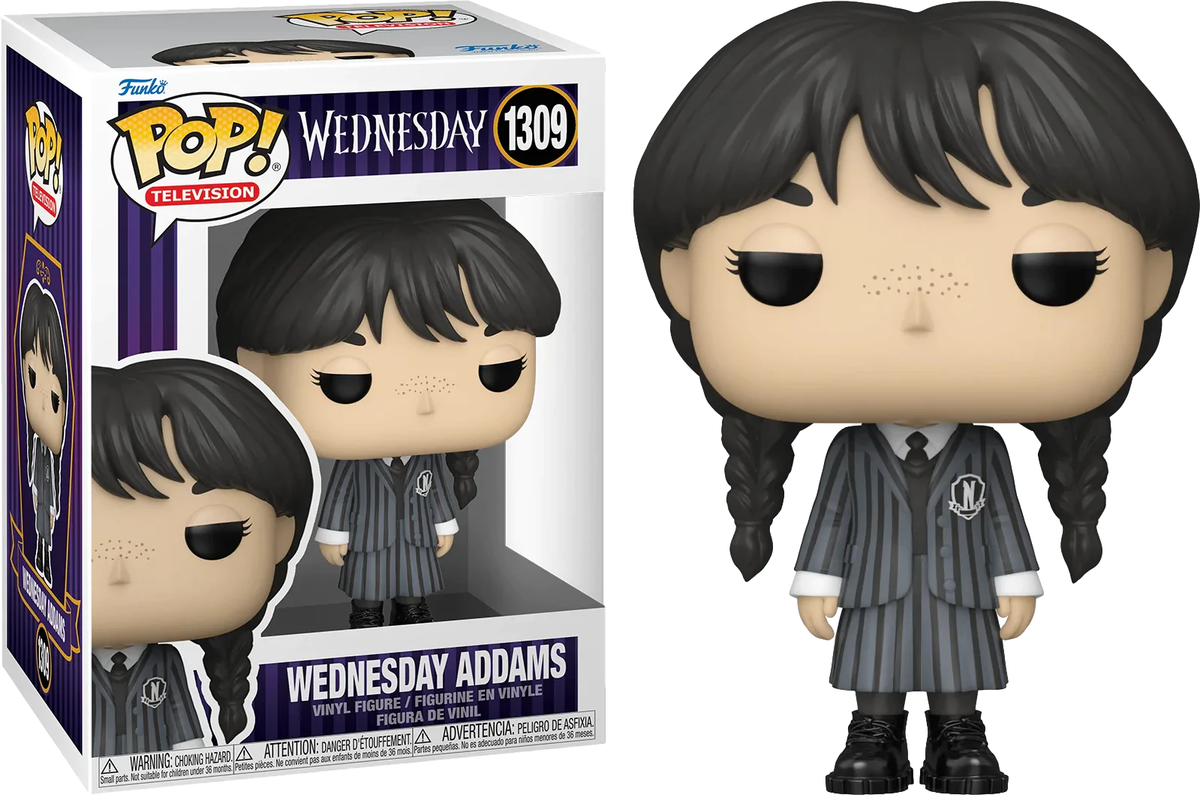 Funko POP! Television: Wednesday - Wednesday Addams #1309 | eBay
