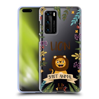 HEAD CASE DESIGNS SPIRIT ANIMAL ILLUSTRATIONS SOFT GEL CASE FOR HUAWEI PHONES 4