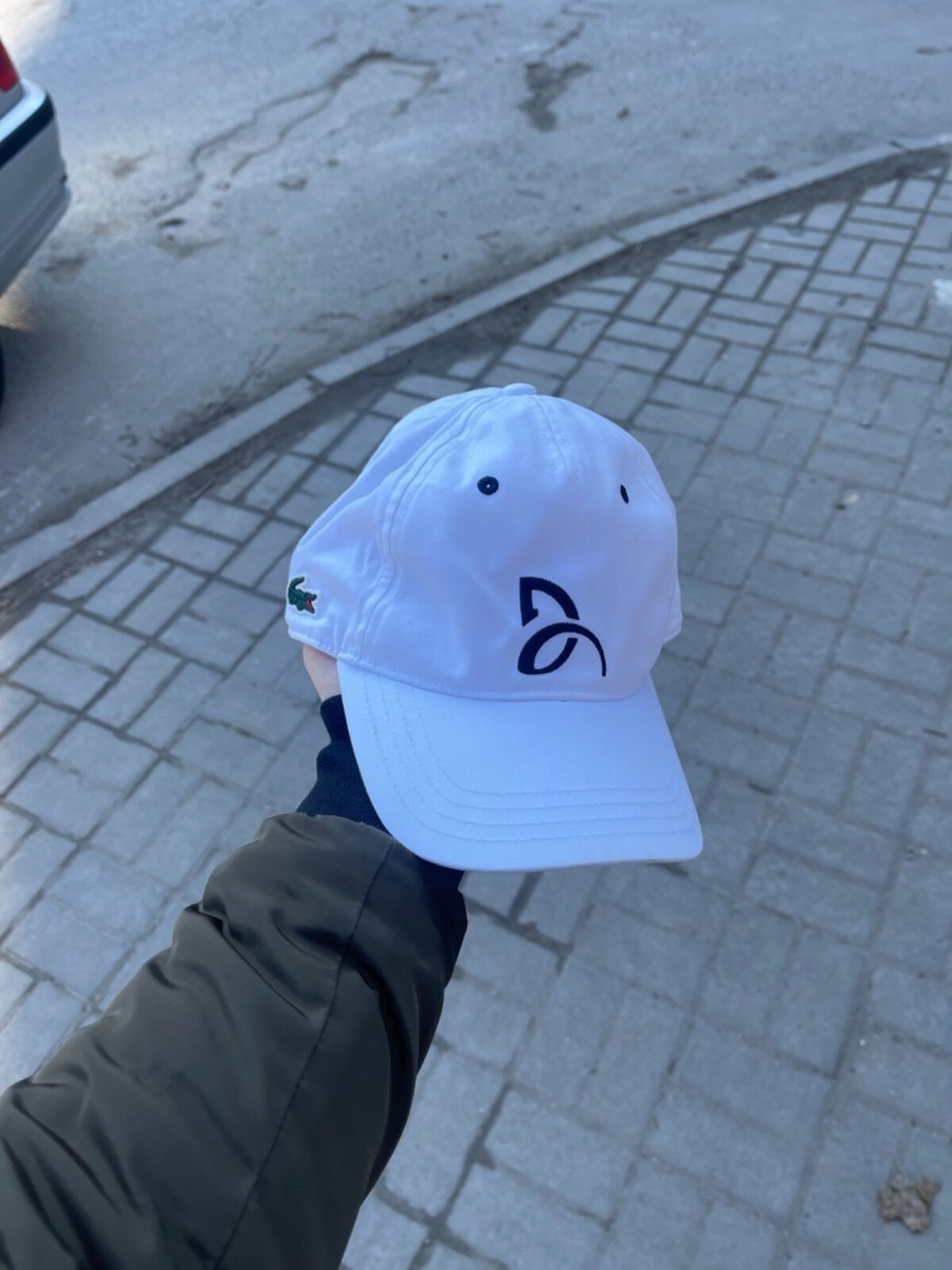 Lacoste sport Novak Djokovic Hat tennis baseball cap white | eBay