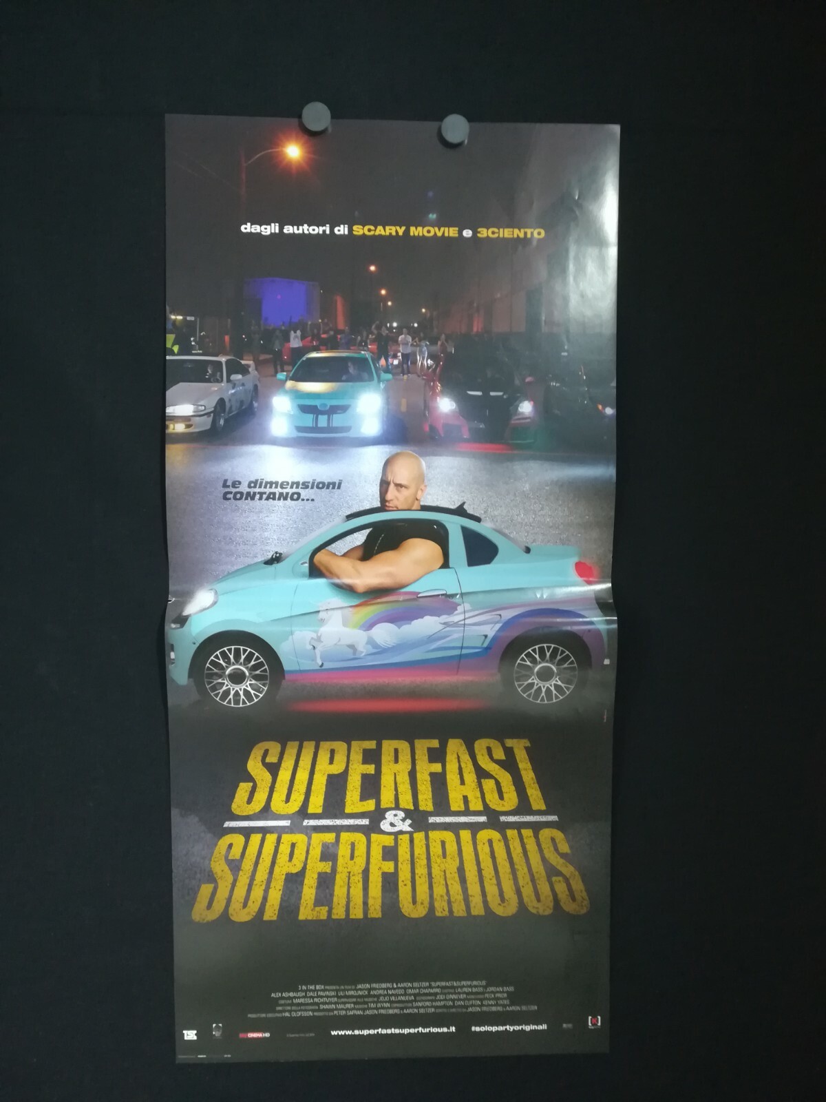 Locandina originale film Superfast & Superfurious (2015) - Regia di Aaron Seltzer, Jason Friedberg