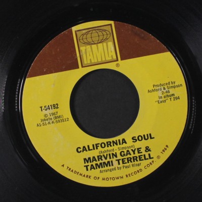 MARVIN GAYE & TAMMI TERRELL: California Soul / The Onion Song 45 ...