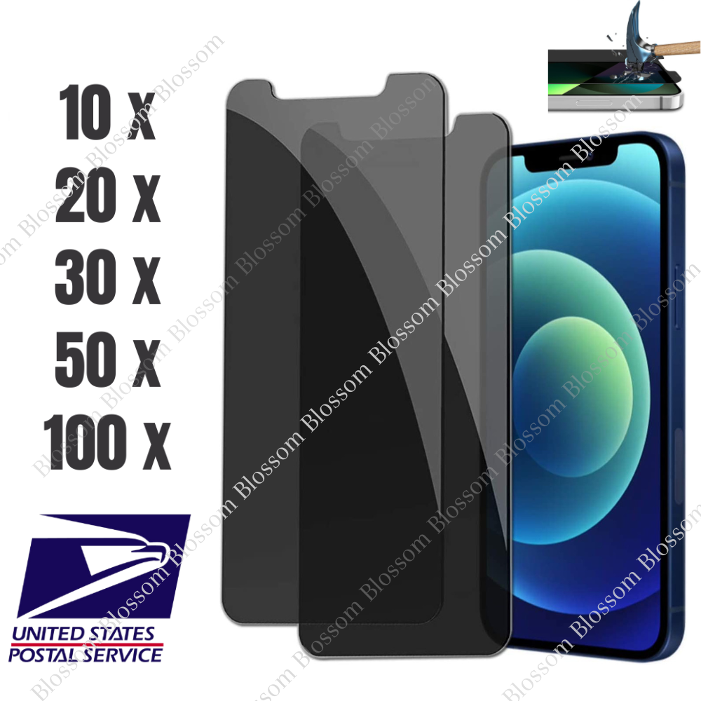 Wholesale Privacy Anti-Spy Tempered Screen Protector For iPhone 14/13/12/11/XR/X