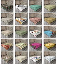 Ambesonne Mexican Flat Sheet Top Sheet Decorative Bedding 6 Sizes