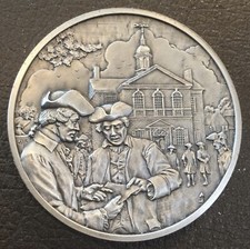 1st Continental Congress Assembled In Philadelphia At Carpenters Hall Coin Medal