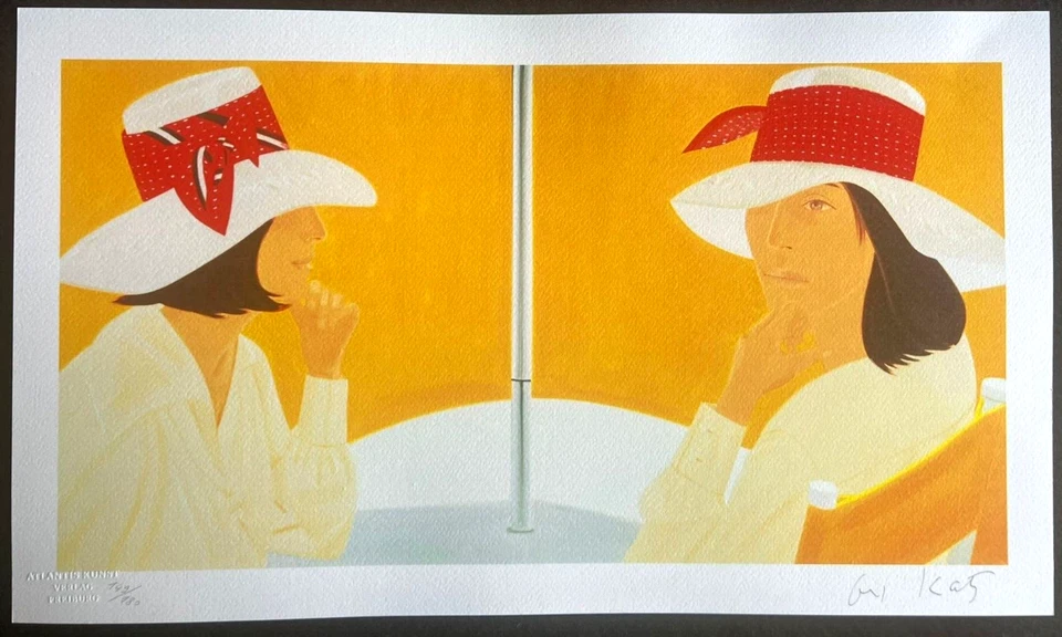 Litografía Alex Katz certificado de autenticidad original firmada numerada en colección de lápices # Foto 3 de 4