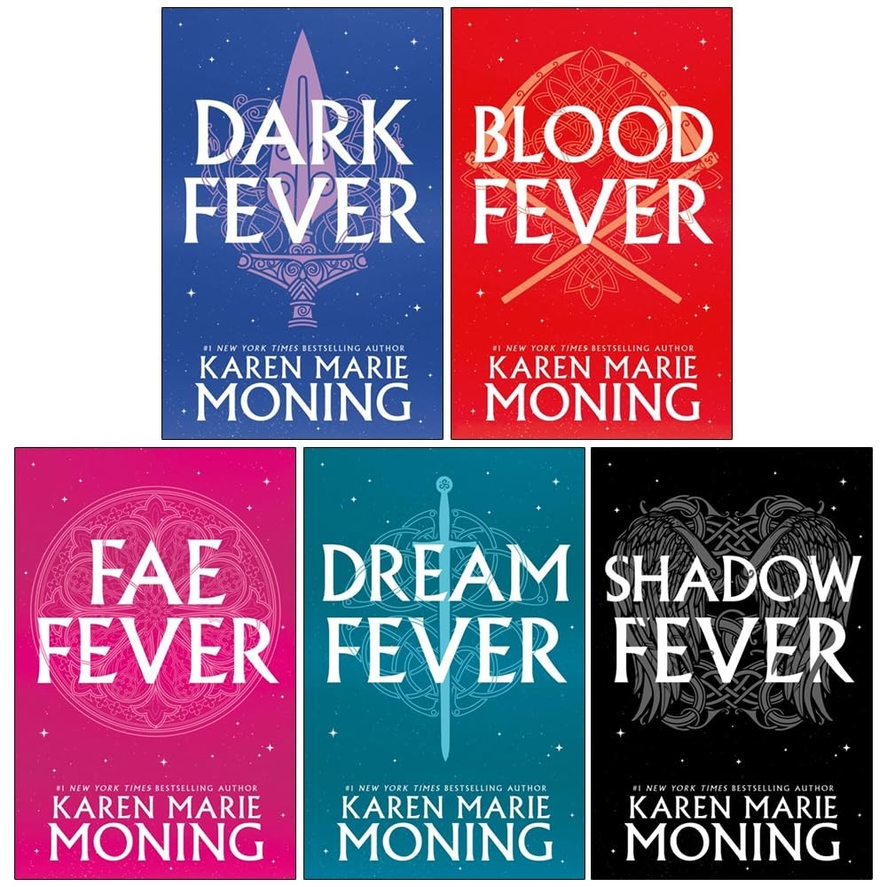 Fever Series 5 Books Collection Set By Karen Marie Moning Darkfever,Bloodfever