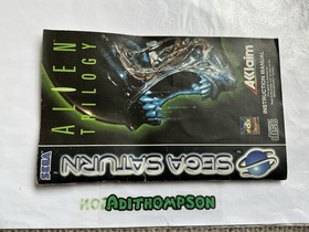 Alien Trilogy Sega Saturn Game BOX & MANUAL ONLY NO GAME