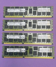 Lot 4x 16GB 64GB Micron MT36JSF2G72PZ-1G6E1FF DDR3 PC3-12800R Server Memory