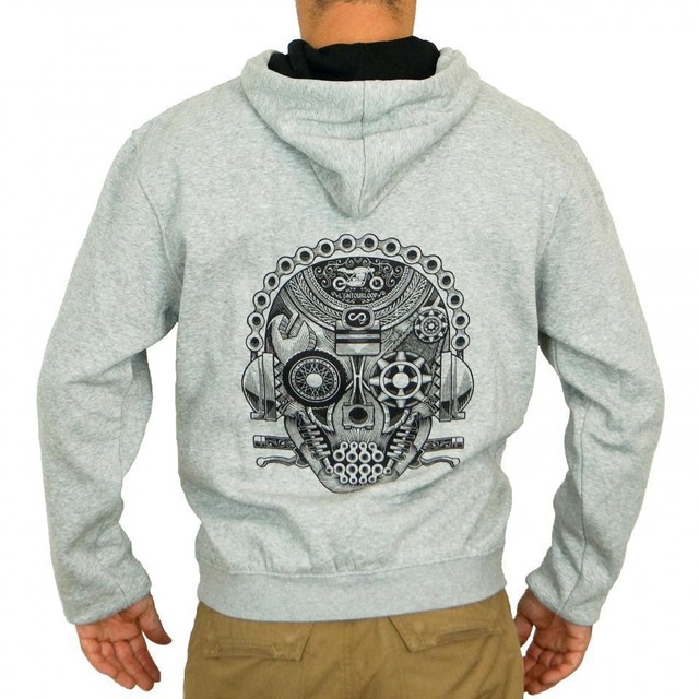 Sweat L Entourloop Motorcycle pour Homme L Entourloop Motorcycle Taille XL SKULL