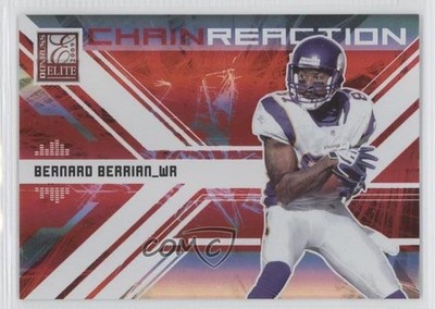 2009 Donruss Elite Chain Reaction Red 51/199 Bernard Berrian #12 0o9
