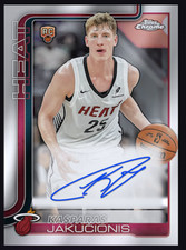 2025-26 Topps NBA Collect Topps Chrome. Rookie Kasparas Jakucionis Auto. DIGITAL