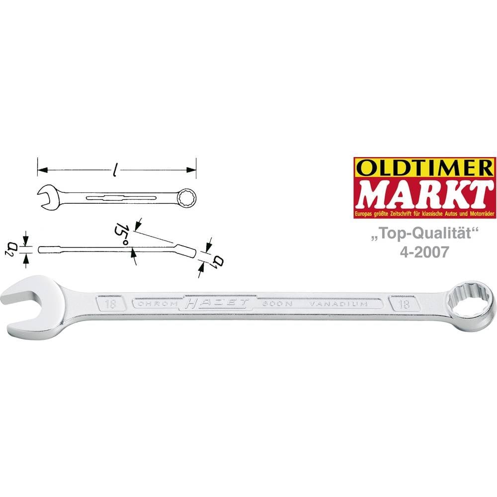 Clé 19 mm Hazet 600N-19 pour l'entretien de votre moto