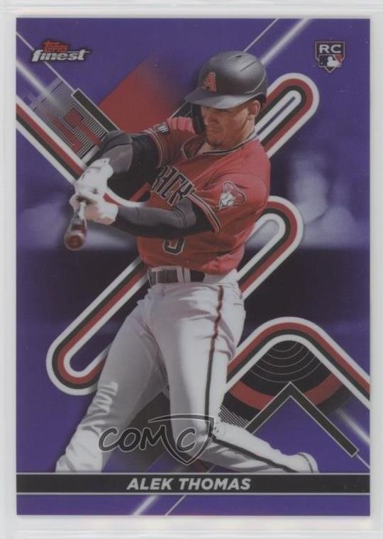 2022 Topps Finest Purple Refractor 124/250 Alek Thomas #43 1i3m