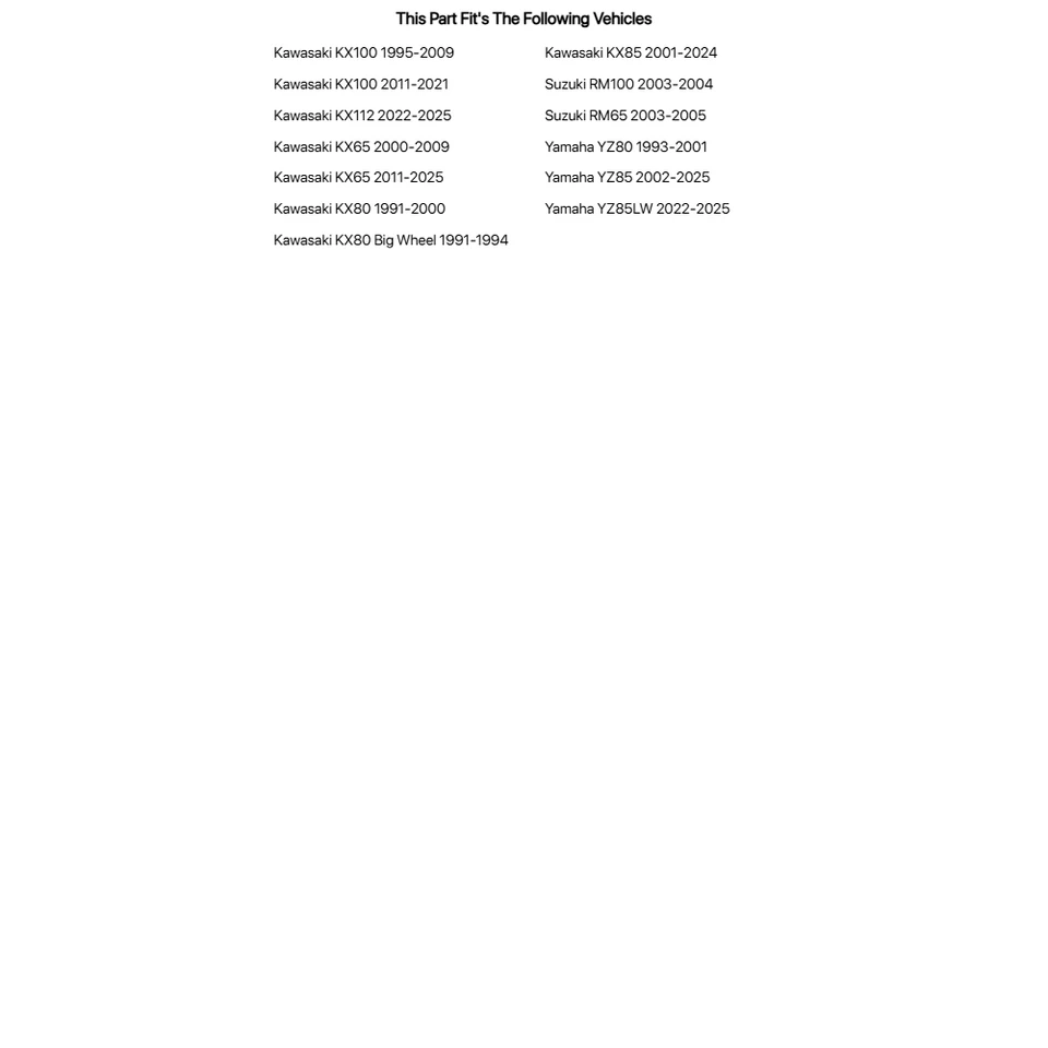 PC Racing Pro-Seal para SUZUKI RM100 2003-2004 - Imagem 3 de 3