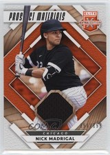 2020 Elite Extra Edition Prospect Materials Orange /199 Nick Madrigal 02l6