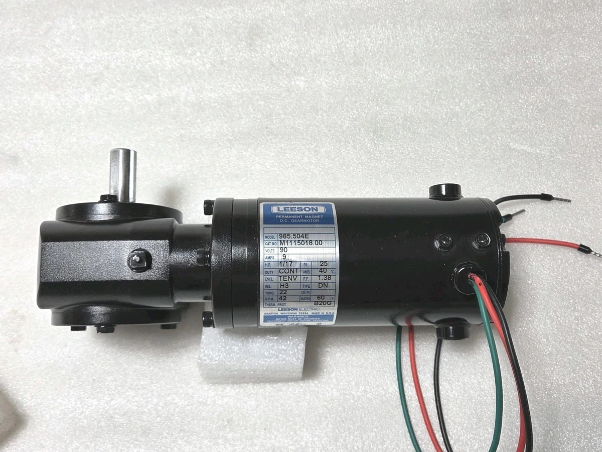 DC 90 V General Purpose Industrial Electric Motors 1/2 in Shaft