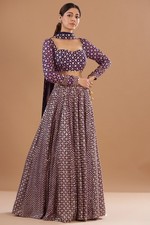Bollywood Style Reception Party Wear Georgette Lehenga Choli for Women