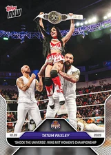2025 Topps NOW WWE 117 TATUM PAXLEY NXT CHAMPION  TITLE