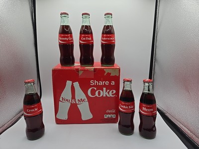 Share A Coke 6 - 8oz Unopened Bottles Coke With A Name of Choice 2015 w/Box NEW