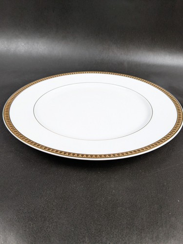 Christofle Malmaison Goldrand Porzellan Essteller 10,25" - Bild 2 von 7