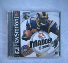 EA Sports Madden NFL 2003 Sony PlayStation 1 E Rated NTSC-U/C Case & Disc