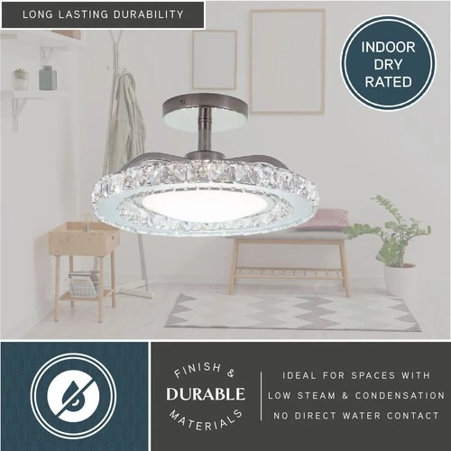 Vaxcel Lighting C0276 Clara 13"W LED Semi-Flush Ceiling Fixture - Nickel - Picture 10 of 12