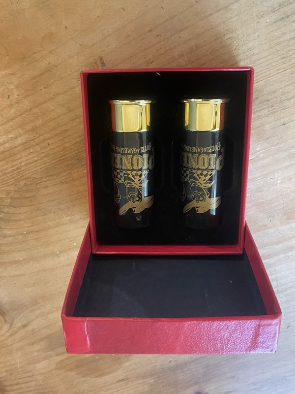 VTG Pioneer Club Las Vegas/Laughlin NV. Cocktail/Shot Glasses Barware Souvenir